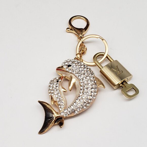 Authentic Louis Vuitton Lock & Key with unbranded Bagcharm, Keycharm, Keychain - Picture 5 of 8